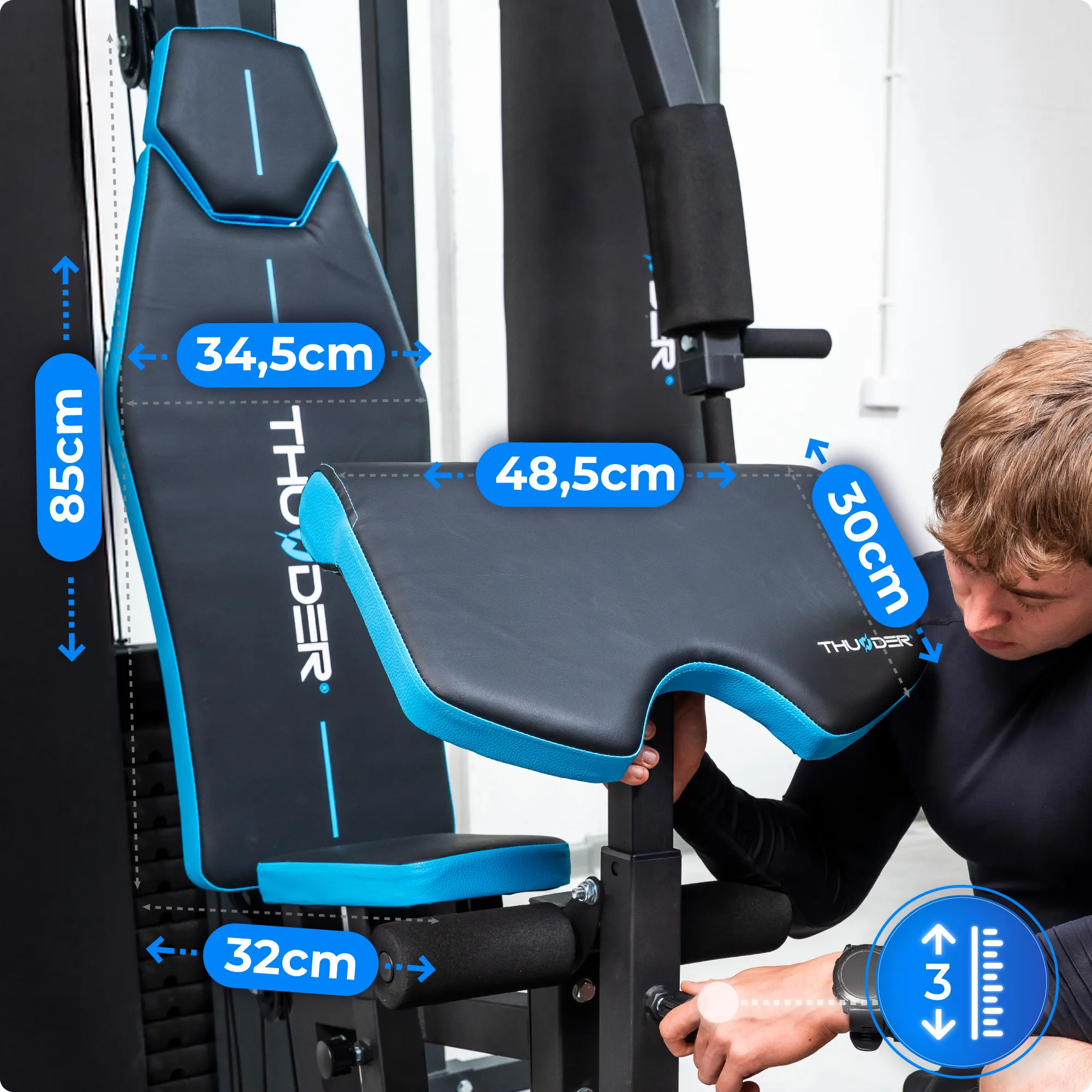 Atlas HEAVY – beschikbare trainingsstations