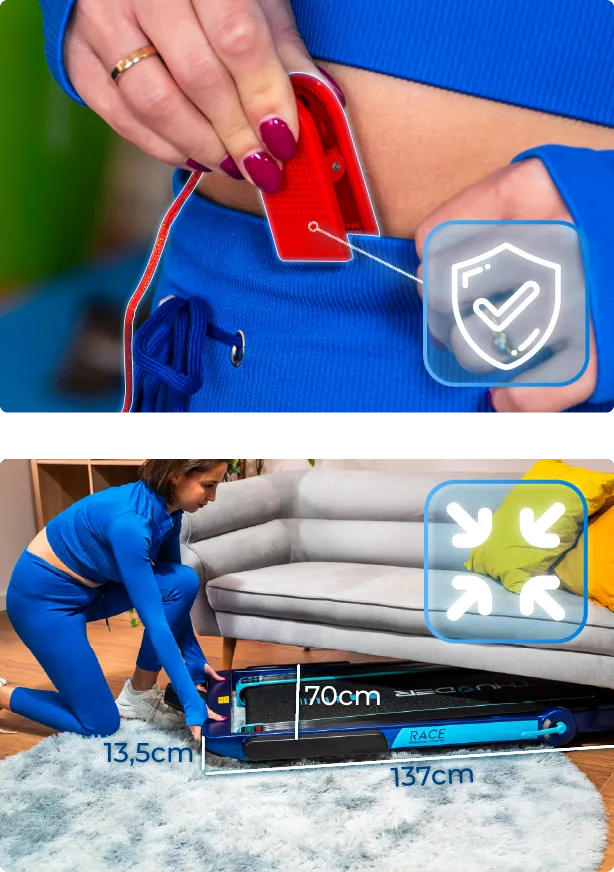 Race Blue – moderne functies