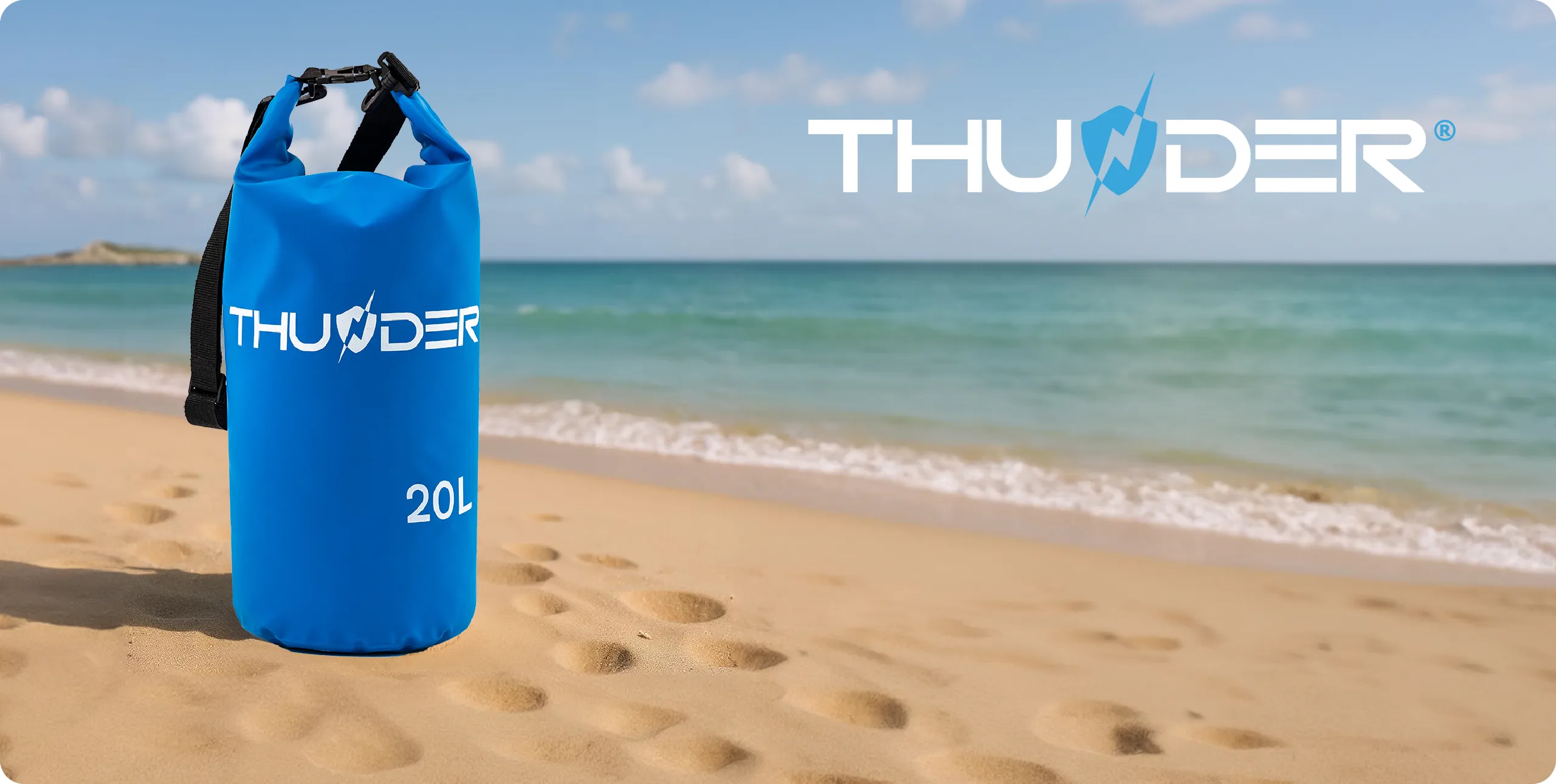 Waterdichte tas van het merk THUNDER 20L