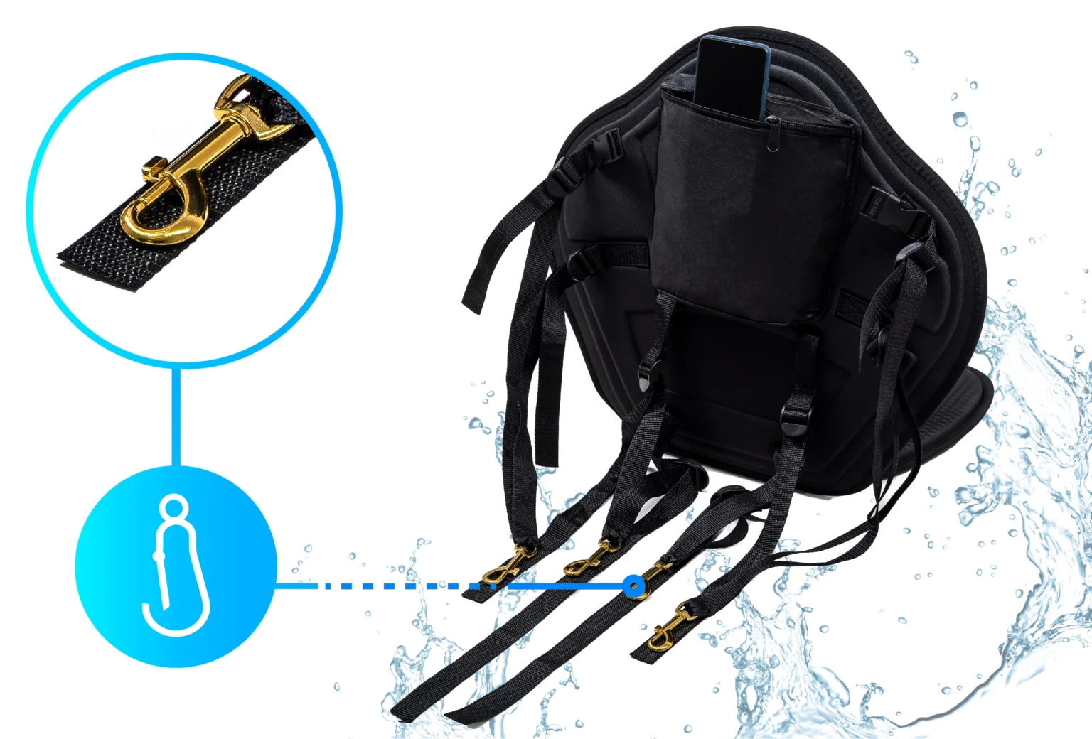 Eenvoudige montage van het zitje