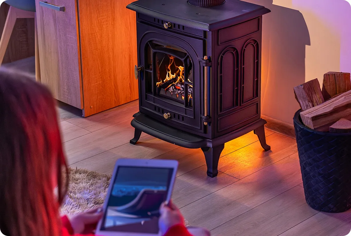 Gebruiksgemak van de Thunder AGNI houtkachel