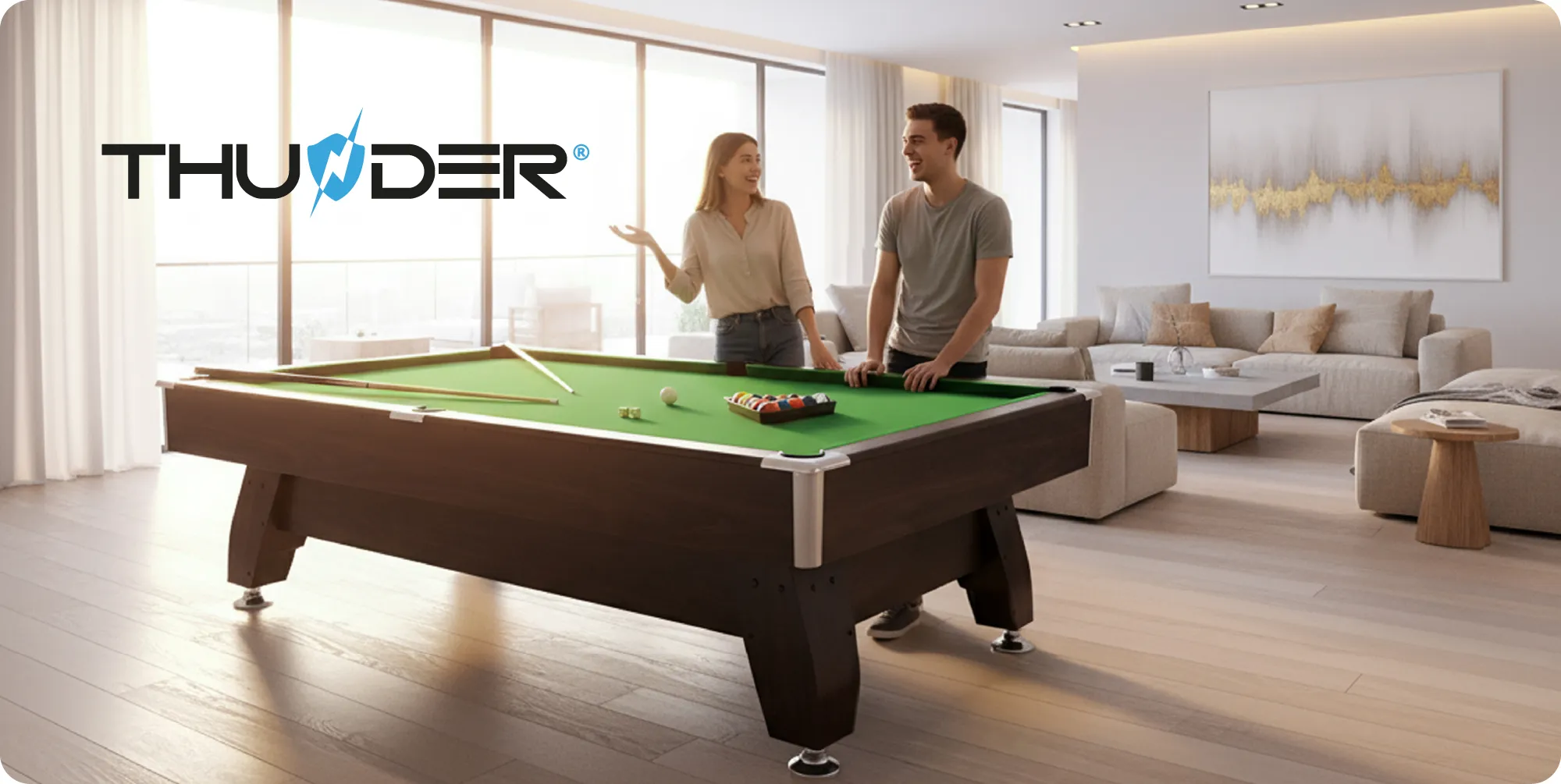 Biljarttafel BOLD-BLACK-8FT