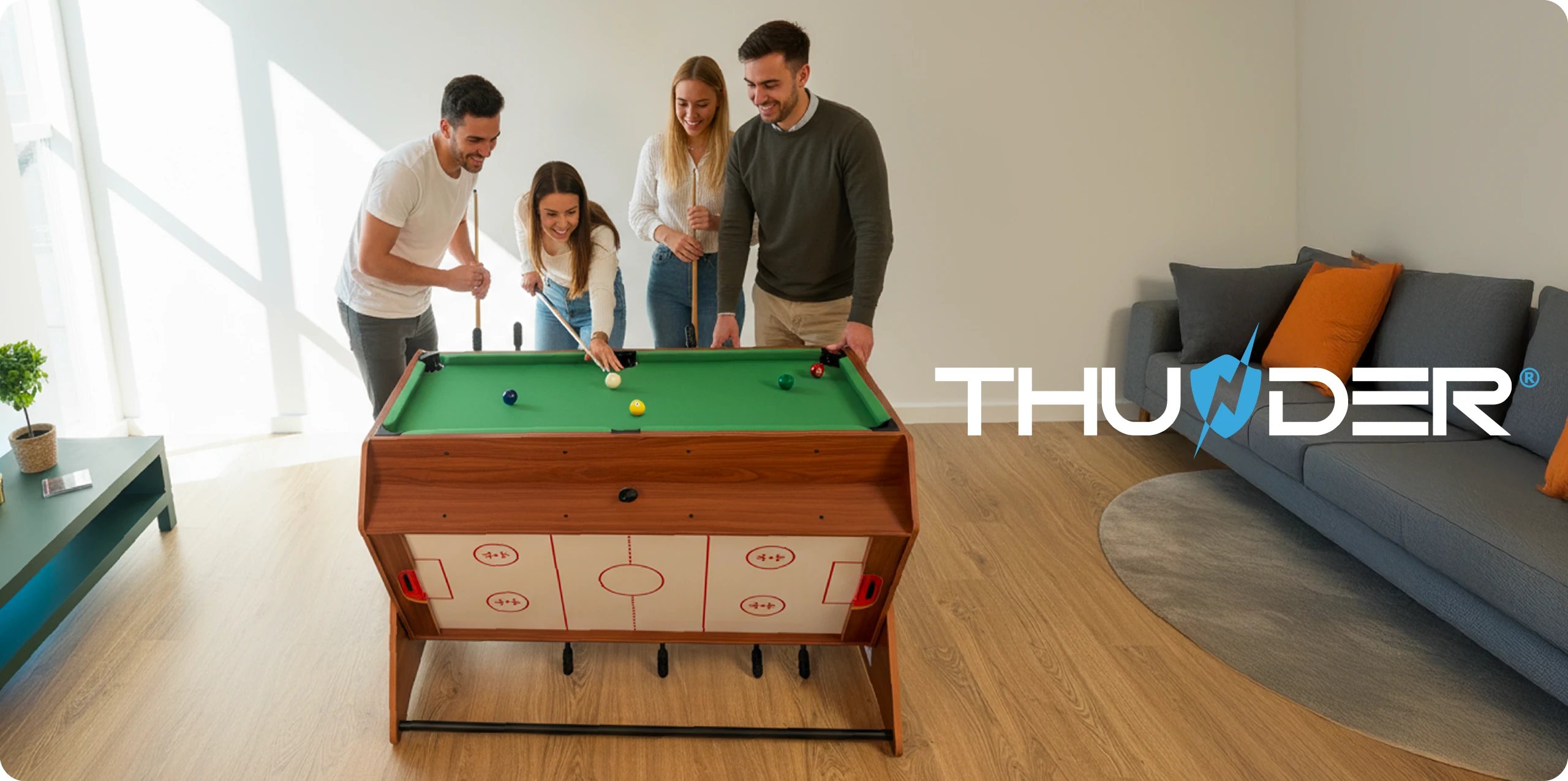 Multifunctionele speeltafel THUNDER SMART
