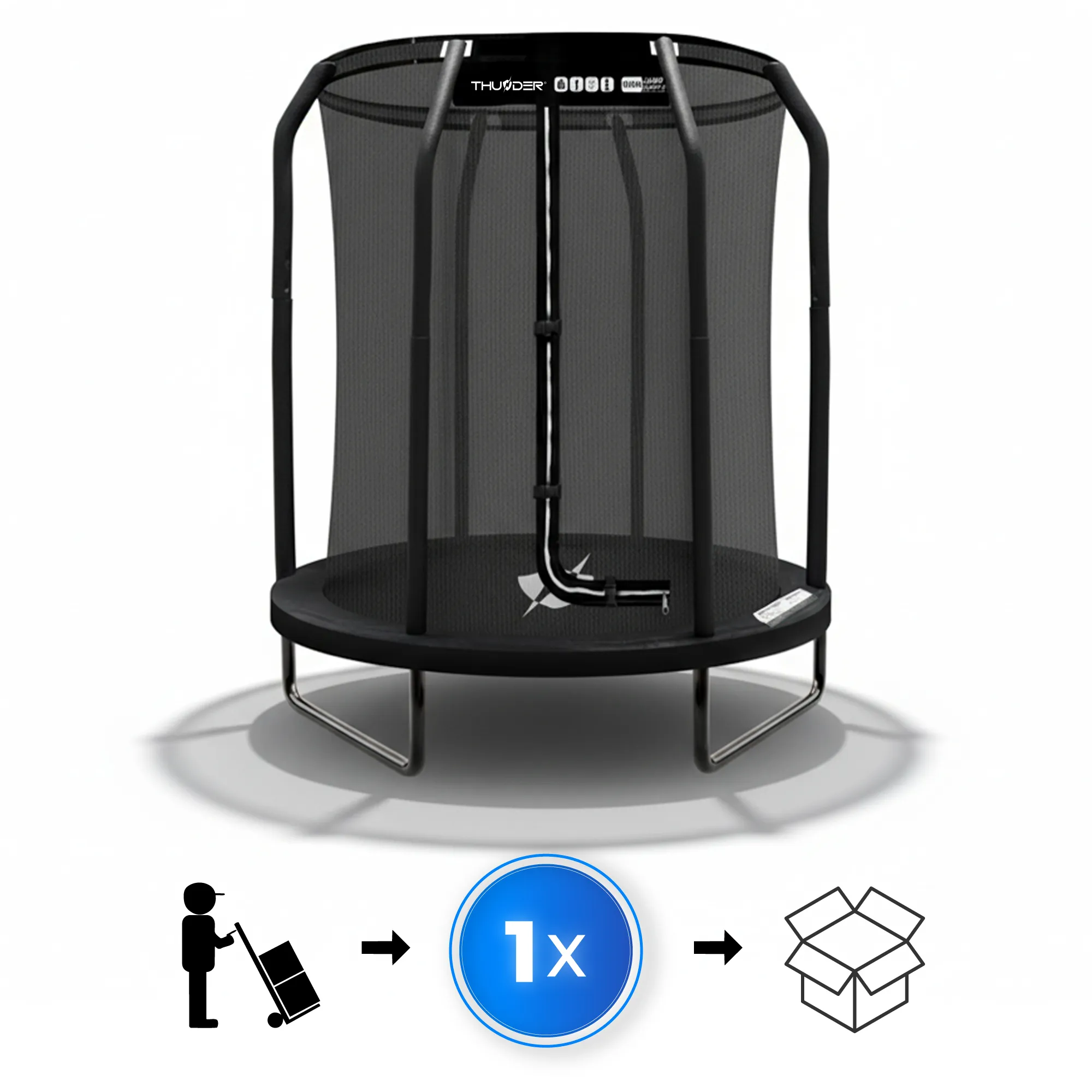 Inclusief bij de Thunder 16ft trampoline