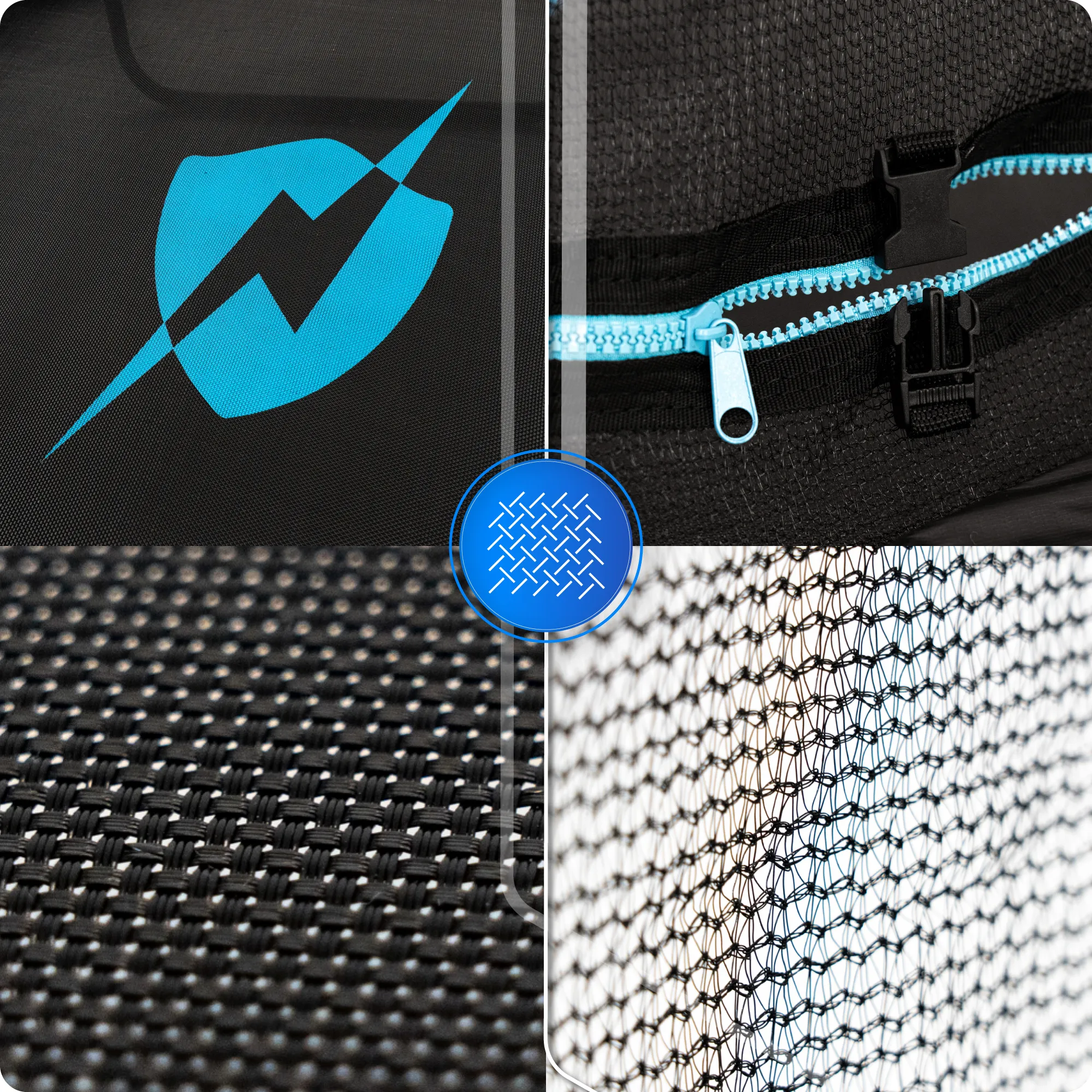 Veilige ingang trampoline