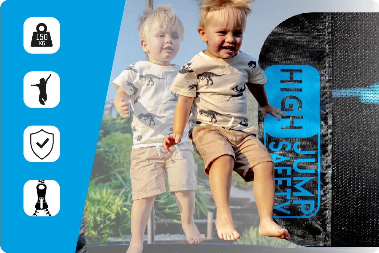 Bezpieczeństwo trampolina