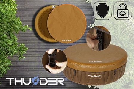 THUNDER MOCHA opblaasbare Jacuzzi