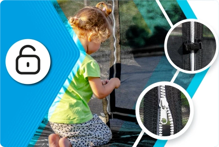 THUNDER INSIDE ELITE 14FT Trampoline (427cm) ZWART