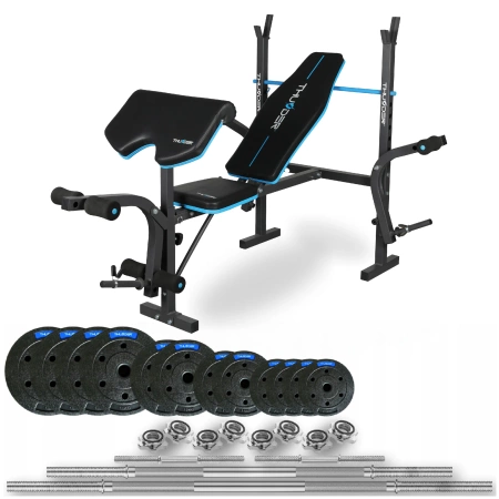 Bodybuilderset 105 KG met bankje VIGOR-A van THUNDER