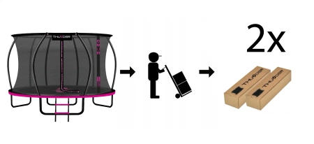 THUNDER INSIDE ULTRA 12FT (366 cm) RINK trampoline