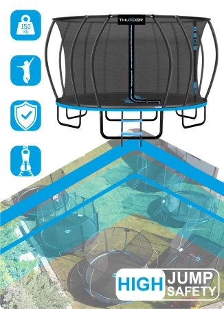 Trampoline THUNDER INSIDE ULTRA 16FT (488 cm) BLUE