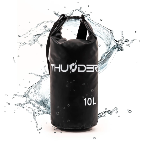 THUNDER waterdichte zak 10 L zwart