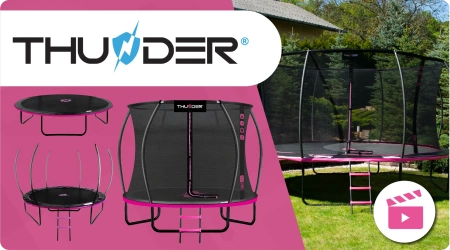 THUNDER INSIDE ULTRA 6FT trampoline (183 cm) ROZE