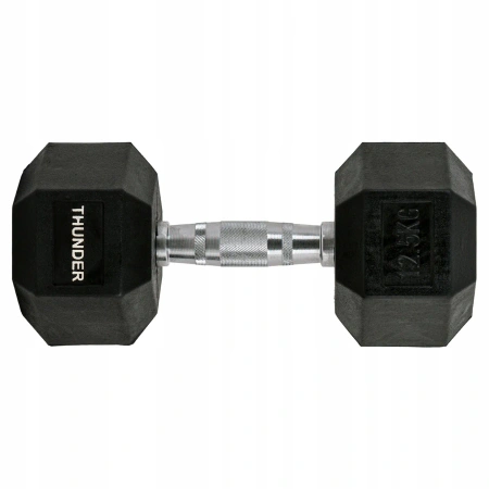 Hex dumbbel 12,5 kg THUNDER