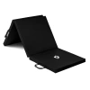 Zwarte gymnastiekmat 180x60x5 THUNDER
