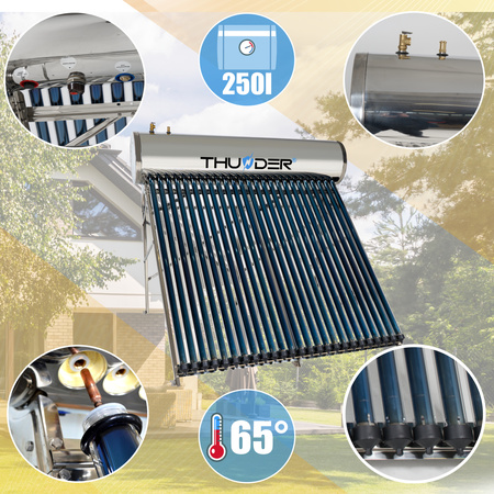 Drukcollector met tank THUNDER 250 L