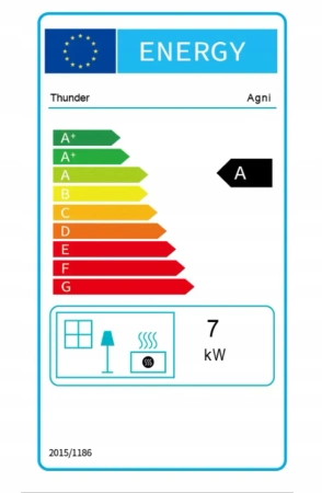 Gietijzeren houtkachel AGNI 7 kW