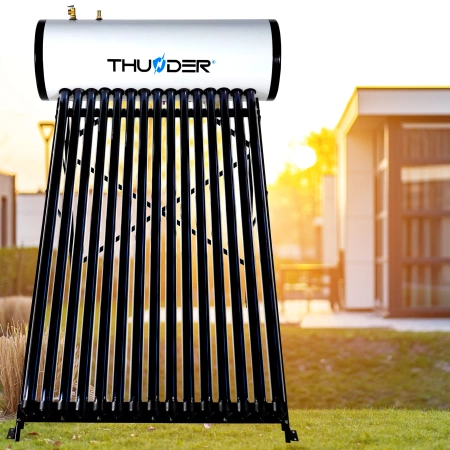 Drukcollector met tank THUNDER 150 L BLACK