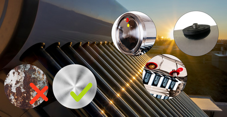 THUNDER drukloze zonnecollector met 150 L tank