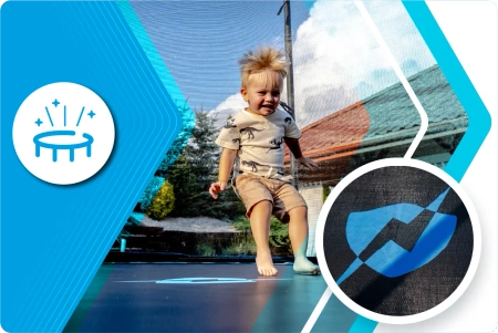 THUNDER INSIDE ULTRA 12FT (366 cm) BLAUWE trampoline