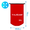 THUNDER waterdichte zak 30 L rood