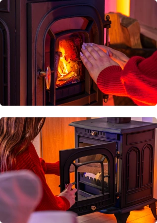 Gietijzeren houtkachel AGNI 7 kW
