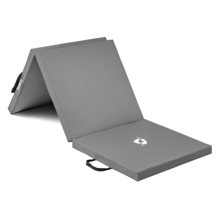 Grijze gymnastiekmat 180x60x4 THUNDER