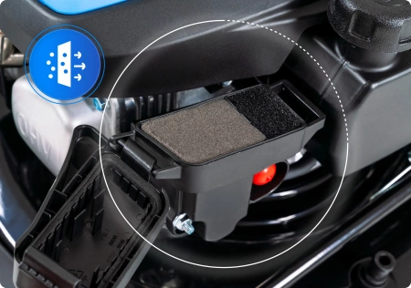 Hexwelt HW-KS-150 benzine grasmaaier 46 cm 2,6 kW met aandrijving