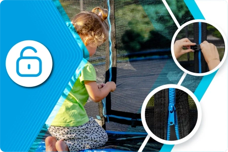 Trampoline THUNDER INSIDE ULTRA 16FT (488 cm) BLUE