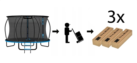 THUNDER INSIDE ULTRA 14FT trampoline (427 cm) BLAUW