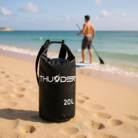 THUNDER waterdichte zak 20 L zwart