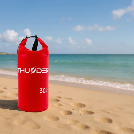 THUNDER waterdichte zak 30 L rood