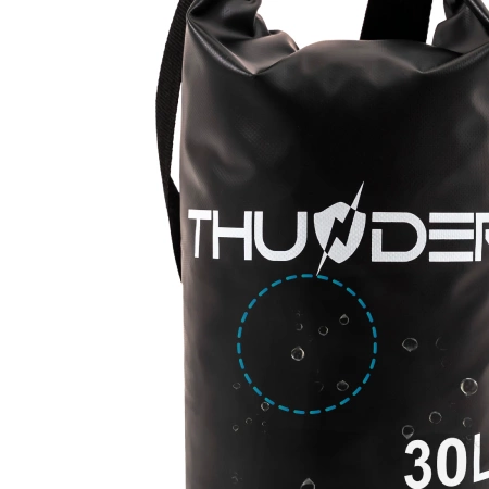 THUNDER waterdichte zak 30 L zwart