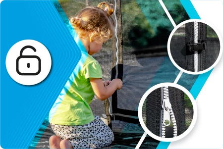 THUNDER INSIDE ELITE 6FT trampoline (183 cm) ZWART