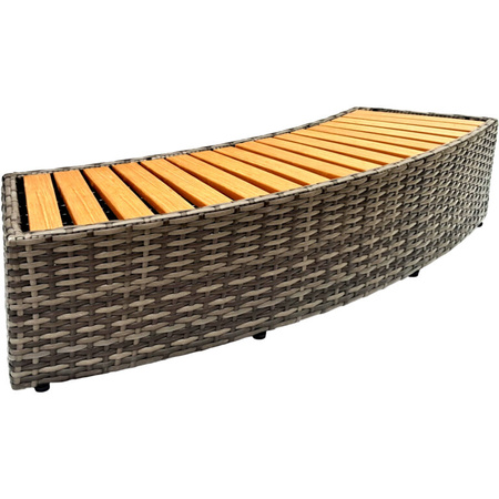 Trede THUNDER voor de ronde JACUZZI - kleur grijs