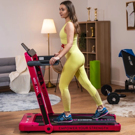 THUNDER RACE-PINK elektrische loopband