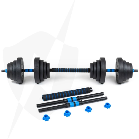 Verstelbare bitumen dumbbells GYM-03 2x20 kg
