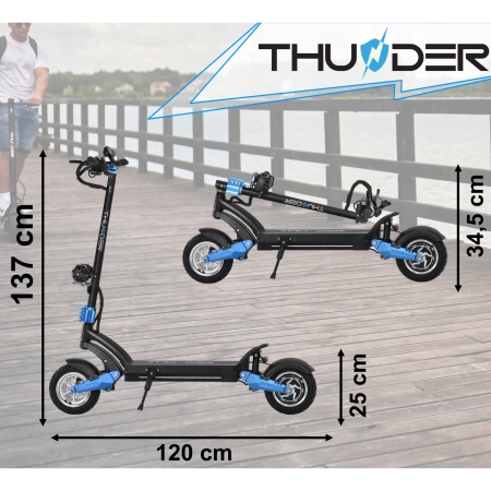 THUNDER ZEST 1600W 52V 14Ah elektrische scooter
