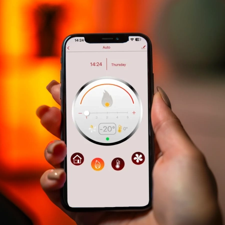 Pelletkachel KARMEN BLACK 10 kW 