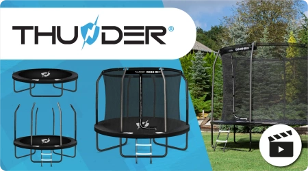 THUNDER INSIDE ELITE 6FT trampoline (183 cm) ZWART
