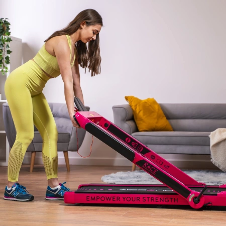 THUNDER RACE-PINK elektrische loopband