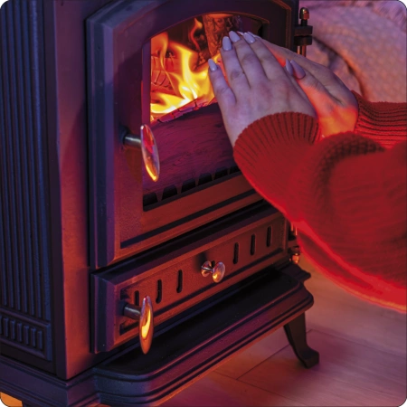 Gietijzeren houtkachel MITRA 7 kW