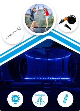 THUNDER INSIDE ULTRA 12FT (366 cm) BLAUWE trampoline