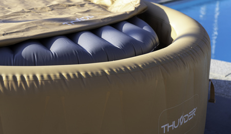 THUNDER thermische opblaasbare cover voor hot tub - rond - 6 personen