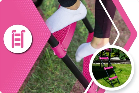 Trampoline THUNDER INSIDE ULTRA 8FT (244 cm) PINK