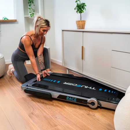 THUNDER RACE-SILVER elektrische loopband