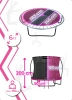 THUNDER INSIDE ULTRA 6FT trampoline (183 cm) ROZE