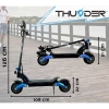 THUNDER FLUX 1000W 48V 18Ah elektrische scooter