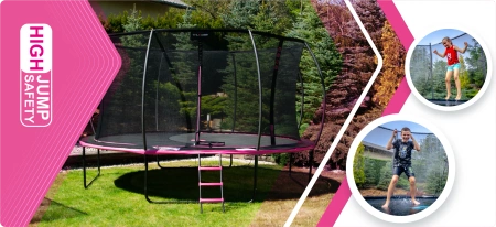 Trampoline THUNDER INSIDE ULTRA 8FT (244 cm) PINK