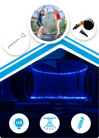 Trampoline THUNDER INSIDE ULTRA 16FT (488 cm) BLUE